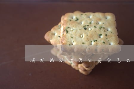 浦发逾期十万公安会怎么处理