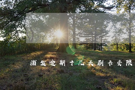 浦发逾期十几天刷卡受限