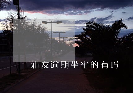 浦发逾期坐牢的有吗 浦发逾期坐牢的有吗