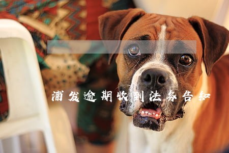 浦发逾期收到法务告知 浦发逾期收到法务告知