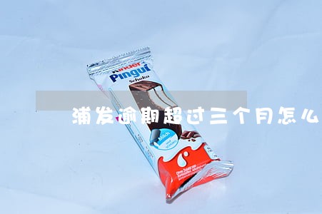 浦发逾期超过三个月怎么办 浦发逾期超过三个月怎么办