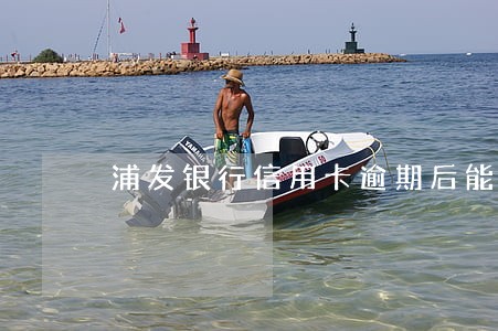 浦发银行信用卡逾期后能使用吗 浦发银行信用卡逾期后能使用吗