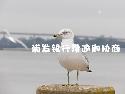 浦发银行没逾期协商 浦发银行没逾期协商