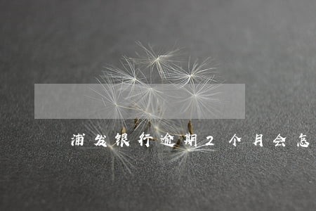 浦发银行逾期2个月会怎么样 浦发银行逾期2个月会怎么样