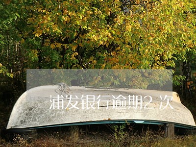 浦发银行逾期2次 浦发银行逾期2次