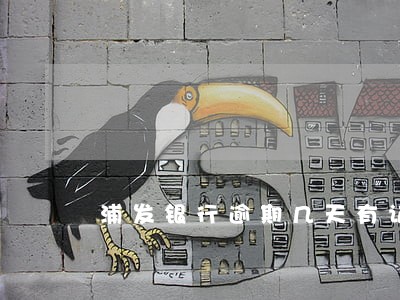 浦发银行逾期几天有记录 浦发银行逾期几天有记录