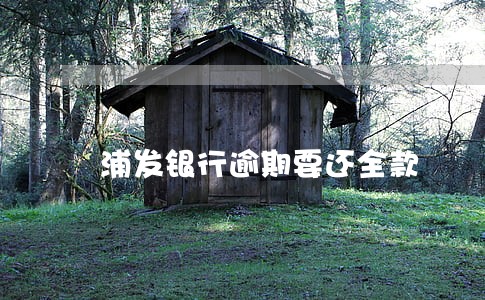 浦发银行逾期要还全款 浦发银行逾期要还全款