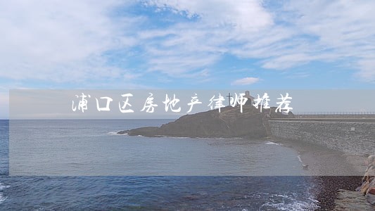 浦口区房地产律师推荐 浦口区房地产律师推荐