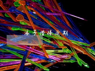 浪子借条逾期 浪子借条逾期