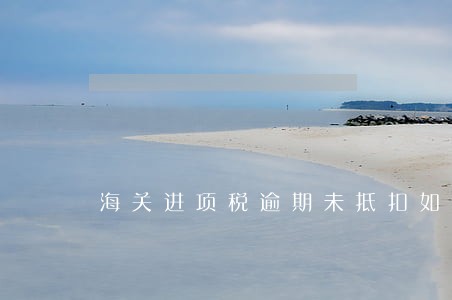 海关进项税逾期未抵扣如何补救 海关进项税逾期未抵扣如何补救