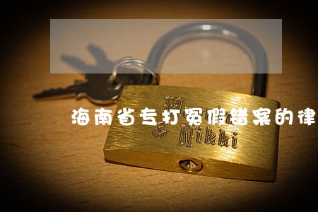 海南省专打冤假错案的律师 海南省专打冤假错案的律师