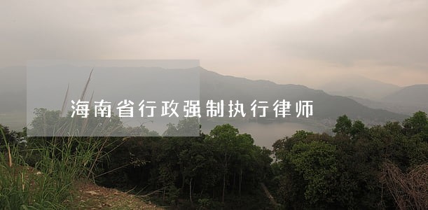 海南省行政强制执行律师
