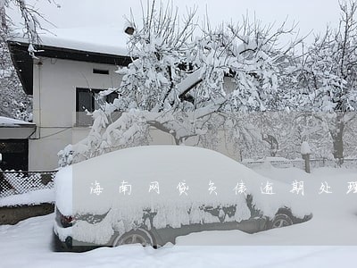 海南网贷负债逾期处理律师 海南网贷负债逾期处理律师