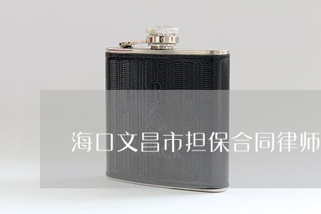 海口文昌市担保合同律师推荐