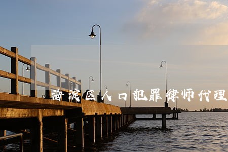 海淀区人口犯罪律师代理 海淀区人口犯罪律师代理