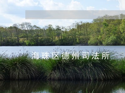 海珠区德州司法所 海珠区德州司法所
