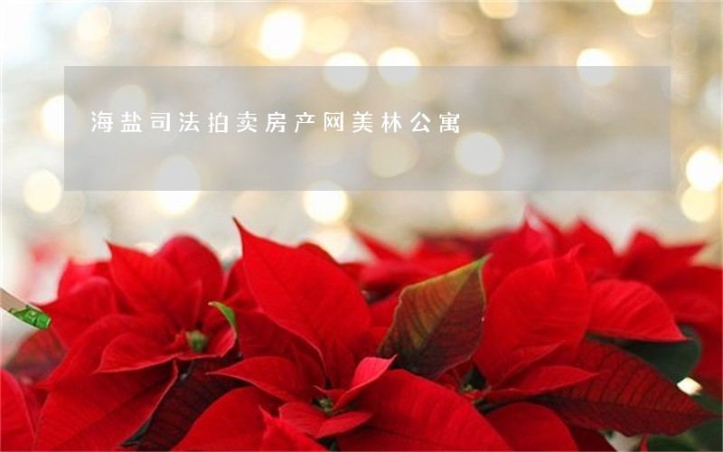 海盐司法拍卖房产网美林公寓