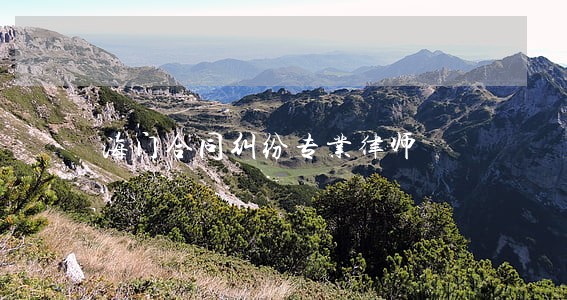 海门合同纠纷专业律师 海门合同纠纷专业律师