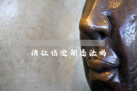 消征信逾期违法吗 消征信逾期违法吗