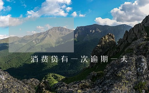 消费贷有一次逾期一天 消费贷有一次逾期一天