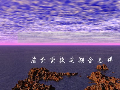 消费贷款逾期会怎样 消费贷款逾期会怎样