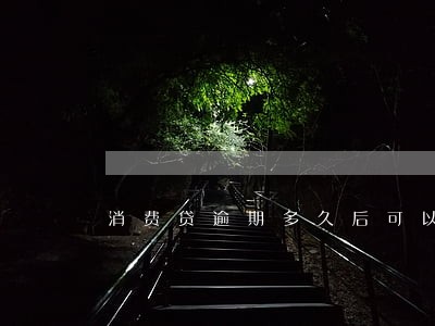 消费贷逾期多久后可以贷款