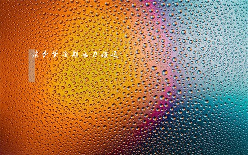 消费贷逾期无力偿还