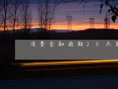 消费金融逾期20天发律师函吗 消费金融逾期20天发律师函吗