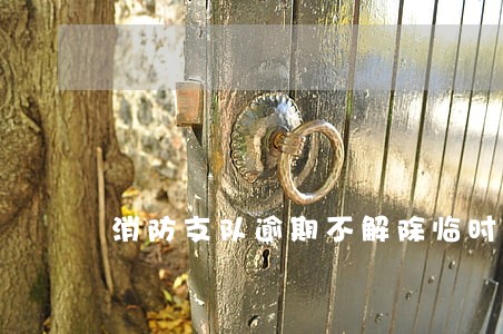 消防支队逾期不解除临时查封