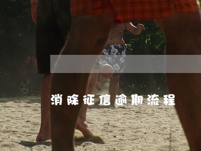消除征信逾期流程 消除征信逾期流程