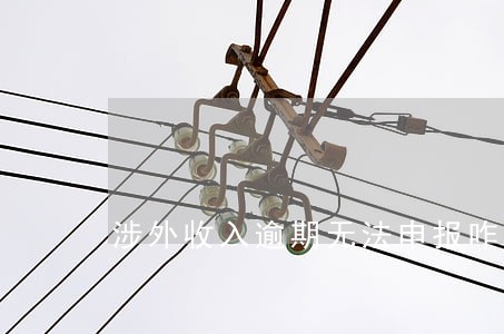涉外收入逾期无法申报咋办 涉外收入逾期无法申报咋办