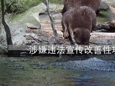 涉嫌违法宣传改善性功能产品名单