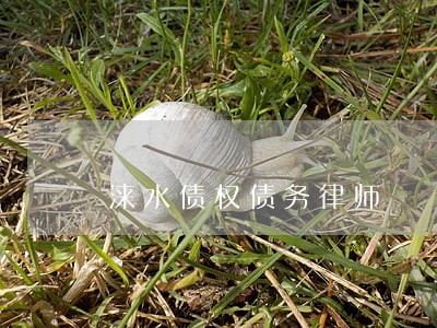 涞水债权债务律师 涞水债权债务律师