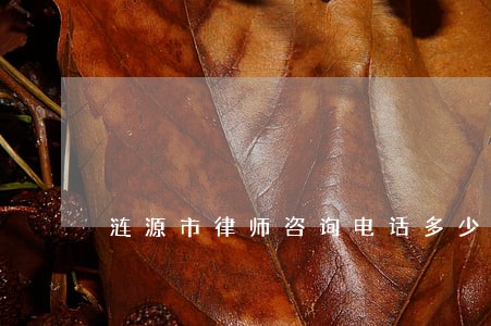 涟源市律师咨询电话多少 涟源市律师咨询电话多少