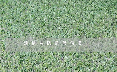 涪陵法院招聘信息 涪陵法院招聘信息