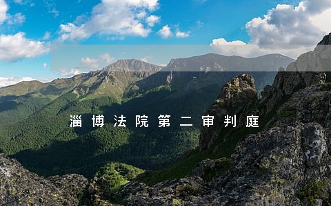淄博法院第二审判庭