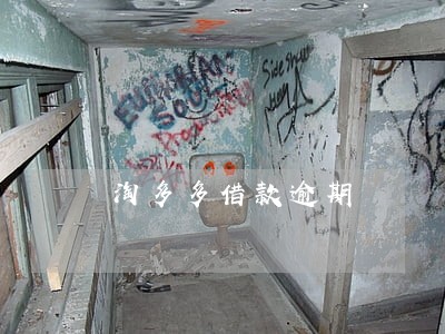 淘多多借款逾期 淘多多借款逾期
