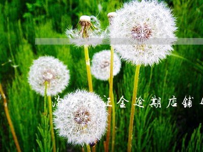 淘宝保证金逾期店铺屏蔽 淘宝保证金逾期店铺屏蔽