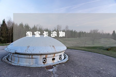 淘宝卡逾期 淘宝卡逾期