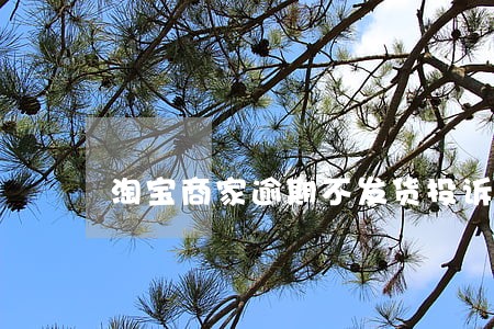 淘宝商家逾期不发货投诉 淘宝商家逾期不发货投诉