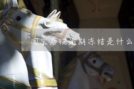 淘宝店铺逾期冻结是什么意思 淘宝店铺逾期冻结是什么意思