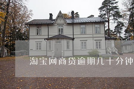 淘宝网商贷逾期几十分钟怎么办 淘宝网商贷逾期几十分钟怎么办