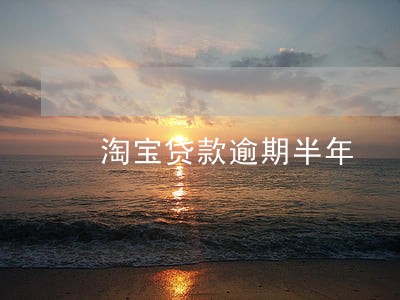 淘宝贷款逾期半年 淘宝贷款逾期半年