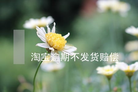 淘宝逾期不发货赔偿 淘宝逾期不发货赔偿