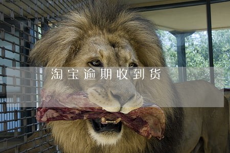 淘宝逾期收到货 淘宝逾期收到货