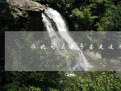 淮北司法亲子鉴定适用范围及流程 淮北司法亲子鉴定适用范围及流程