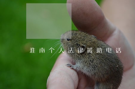 淮南个人法律援助电话 淮南个人法律援助电话
