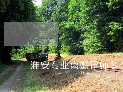 淮安专业离婚律师多少钱 淮安专业离婚律师多少钱