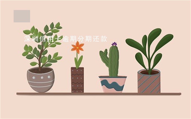 深圳信用卡逾期分期还款 深圳信用卡逾期分期还款
