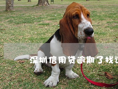 深圳信用贷逾期了找谁 深圳信用贷逾期了找谁